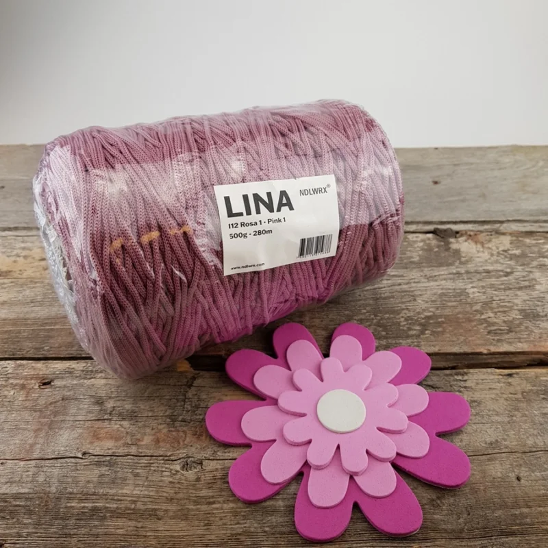 Köp nu Lina Väskgarn Gammelrosa nr 112 Stor Kona 500 g