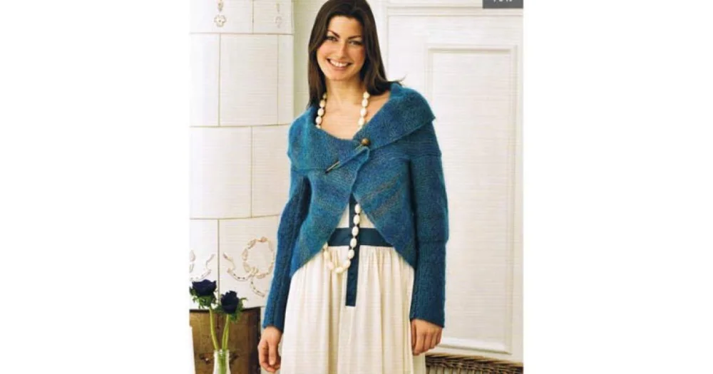 Kampanjpris Mönster 7649 bolero i Mohair Lux
