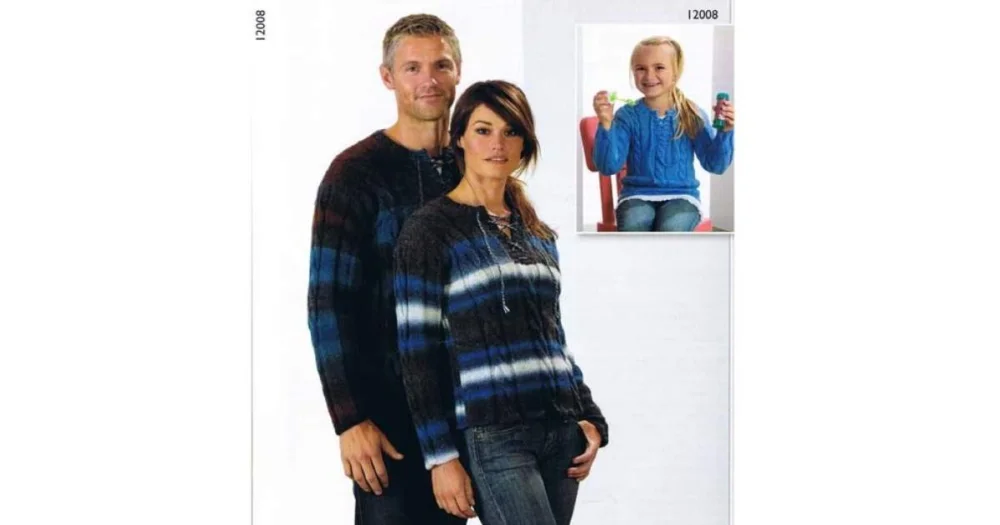 Kampanj Mönster 12008 tröja i Big trend