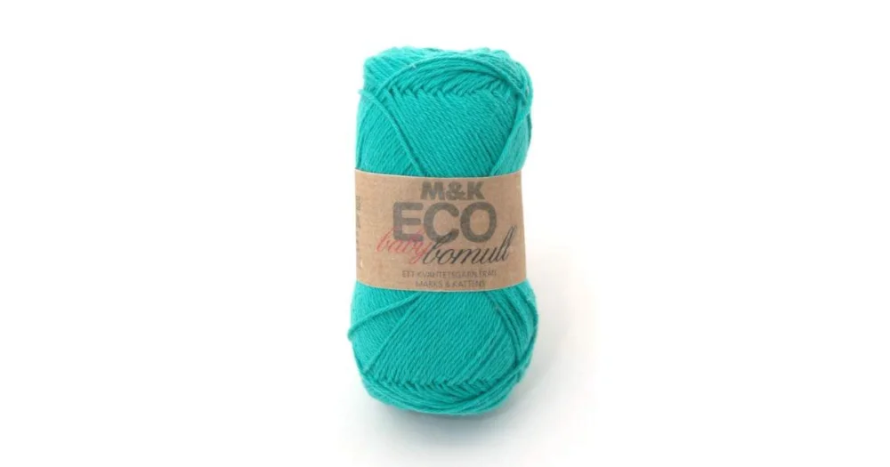 Ecobomull baby 916 turkos I lager