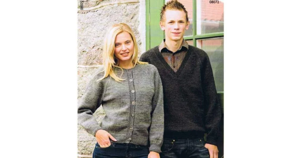 Beställ nu Mönster 08072 slätstickad raglantröja i Eco babyull