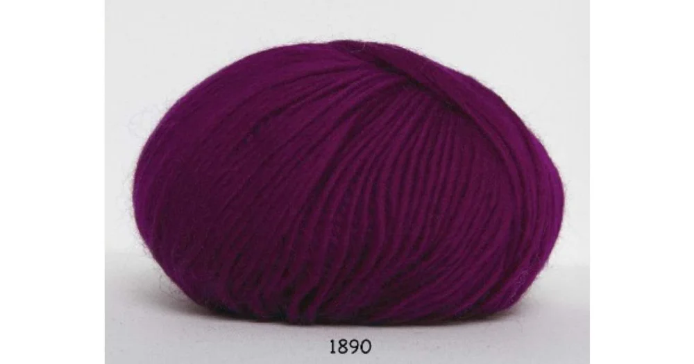 Incawool 1890 mörk cerise Rea