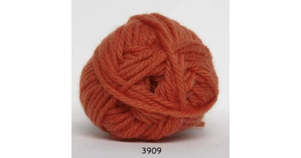 Ragg strømpegarn 3909 orange Begränsad tid