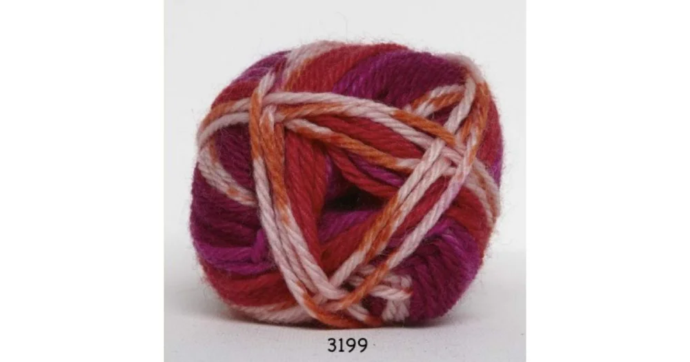 Ragg strømpegarn 3199 rosaorange Snabb leverans