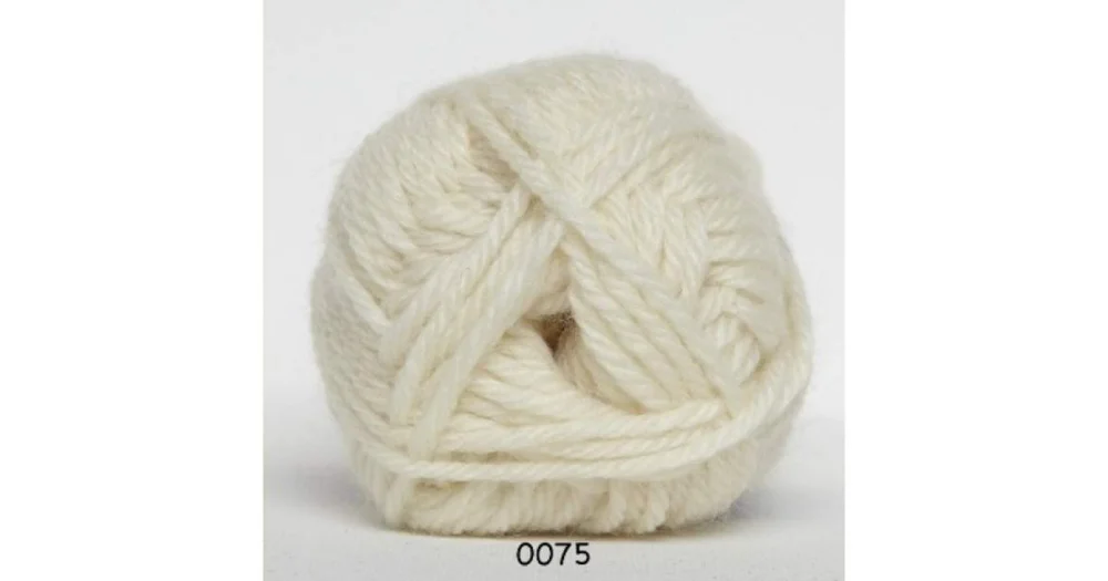 Rea Ragg strømpegarn 0075 naturvit