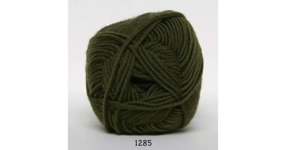 Extrafine Merino 120 1285 armegrön Sista chansen