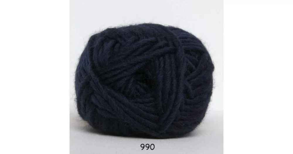 Nyhet Natur uld 0990 marinblå