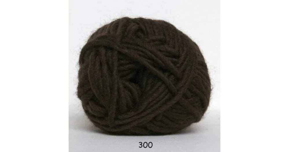 Billig Natur uld 0300 brun