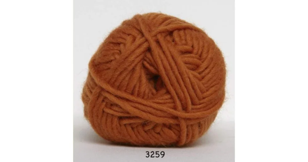 Outlet Natur uld 3259 orange
