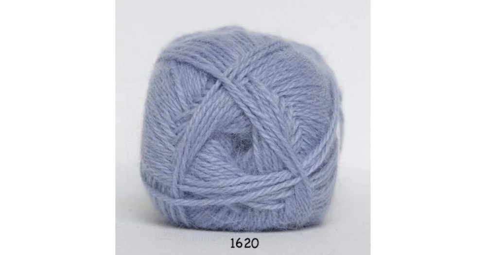 Hjerte Alpaca 1620 ljusblå Populär
