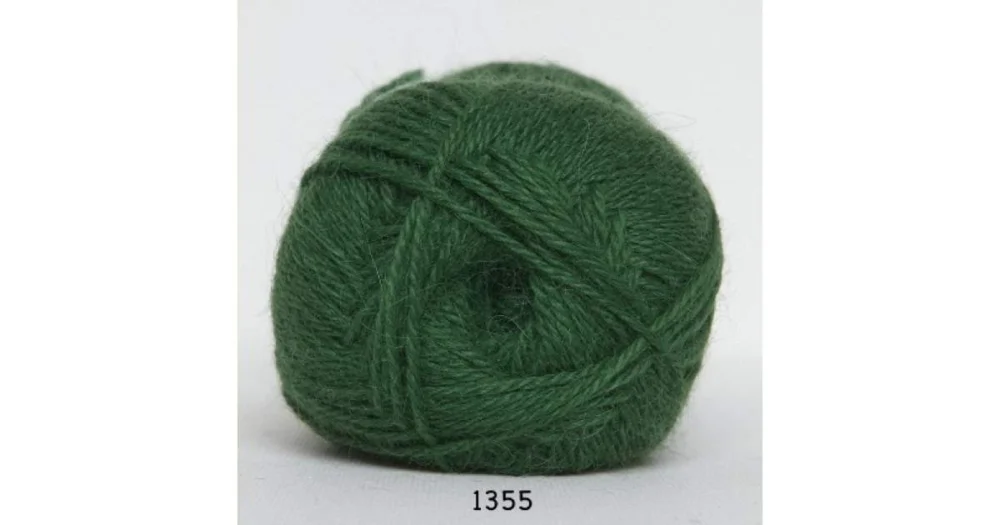 Nyhet Hjerte Alpaca 1355 gräsgrön