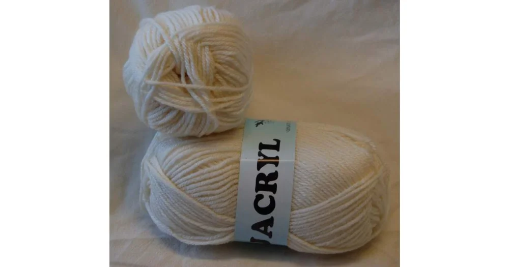 Fri frakt Jacryl 26020 naturvit