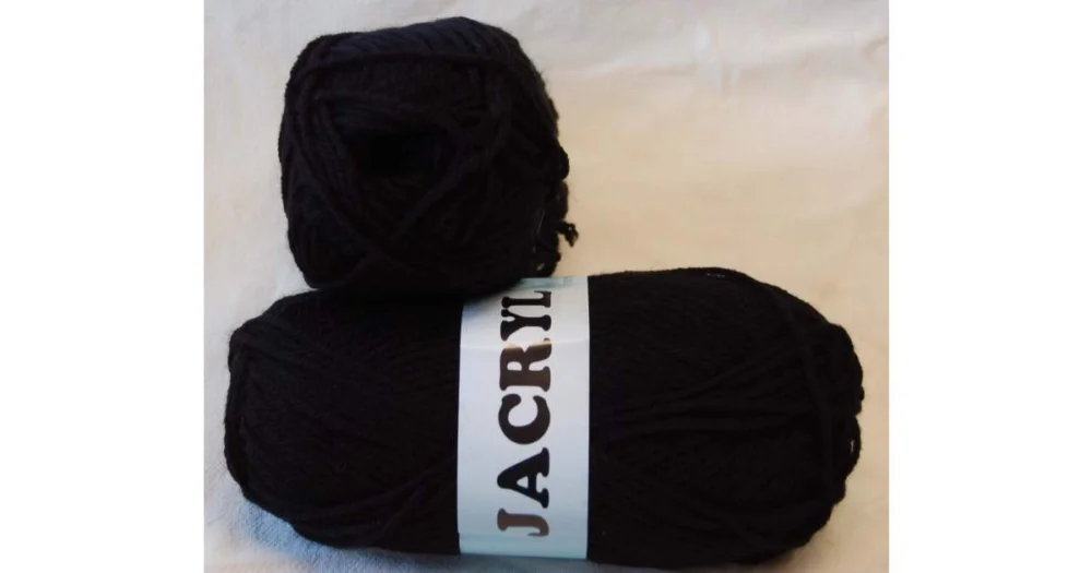 Jacryl 26018 svart Nyhet