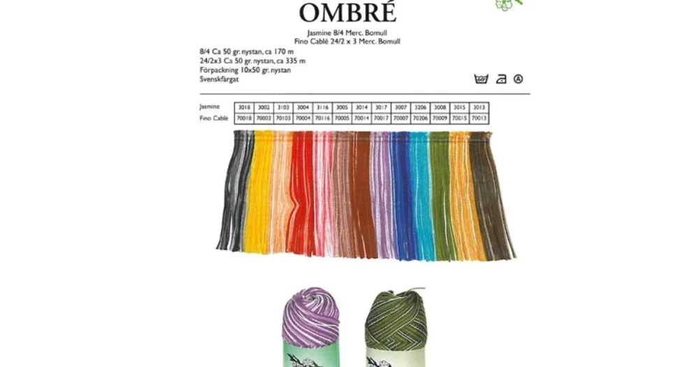 Trygg betalning Jasmine 8/4 nystan 3206 torkos ombre