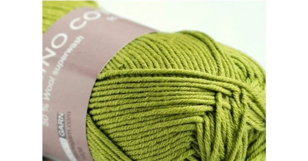Merino Cotton 1265 lime Populär