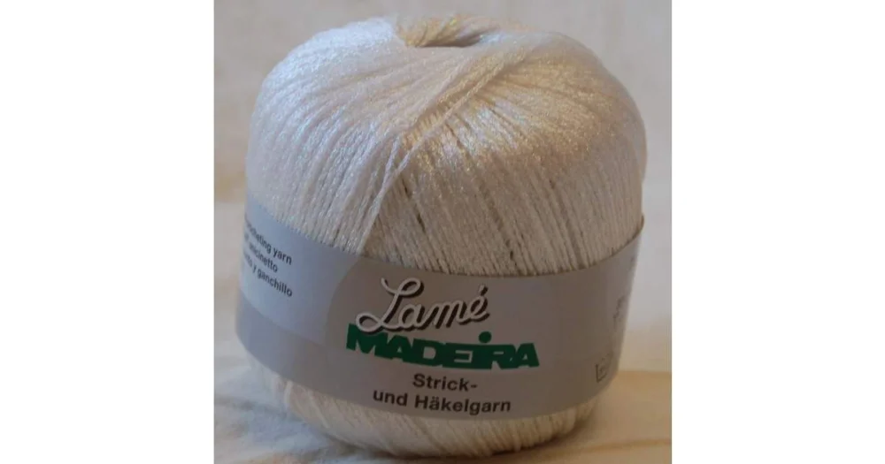 Utförsäljning Lamé Madeira 400 naturvit