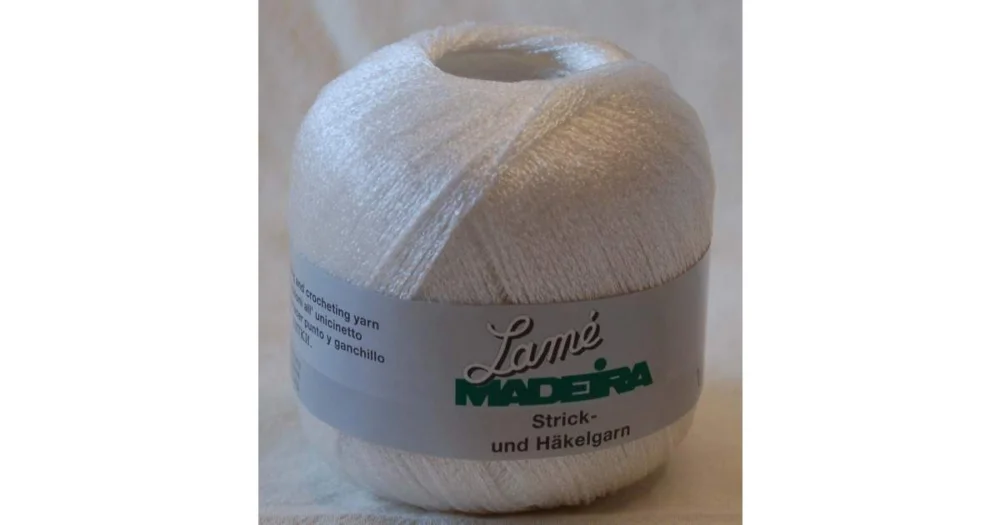 Säker betalning Lamé Madeira 490 vit