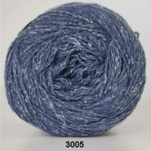 Wool silk 3005 jeansblå Populärt val