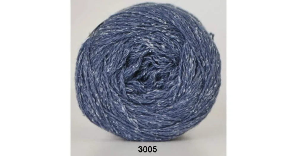 Wool silk 3005 jeansblå Populärt val