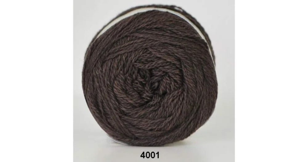 Organic 350 - Wool Cotton 4001 mörkbrun Kampanj