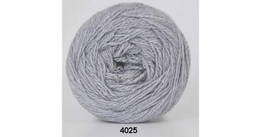 Endast denna vecka Organic 350 - Wool Cotton 4025 ljusgrå