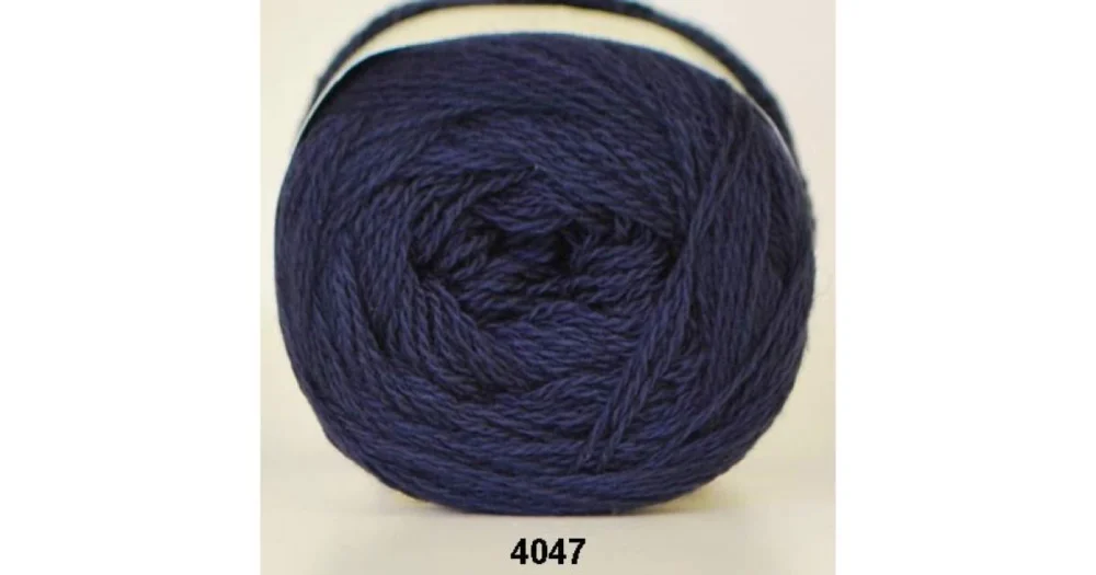 Nedsatt pris Organic 350 - Wool Cotton 4047 marinblå