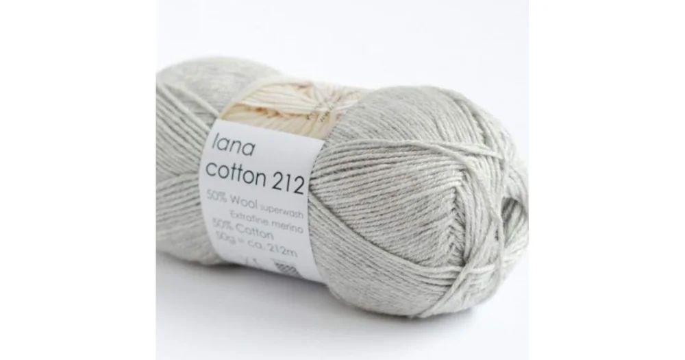 Lana cotton 212 0434 ljusgrå Nyhet