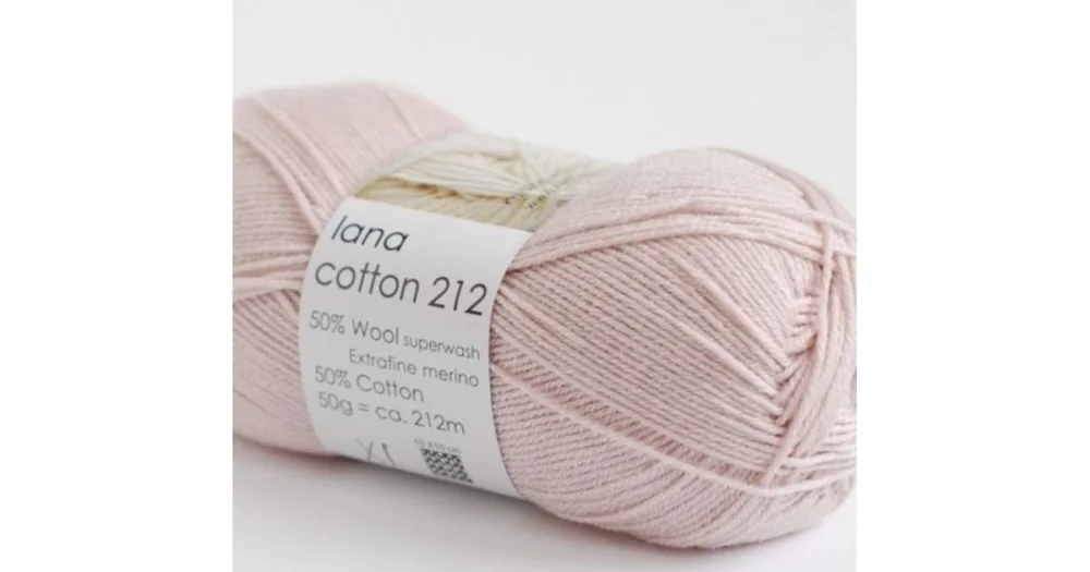 Lana cotton 212 3803 ljus gammelrosa Endast idag