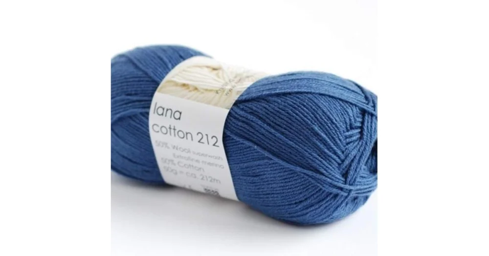 Lana cotton 212 6970 jeansblå Bästa pris