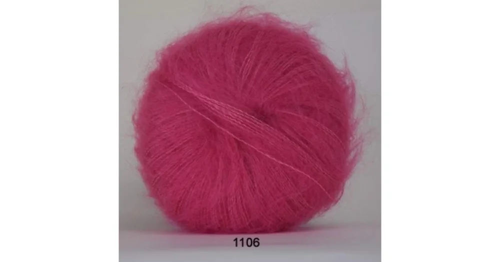 Silk Kid Mohair 1106 rosa Fri frakt