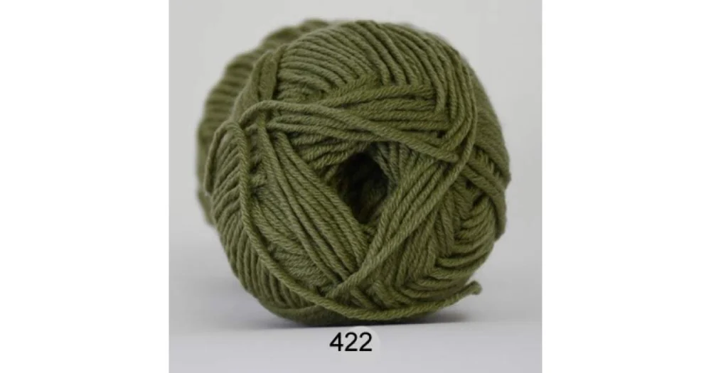 Fynd Merino Cotton 0422 olivgrön