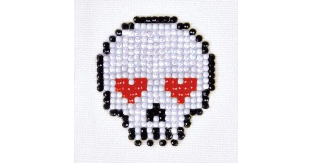 Expressleverans Diamond Dotz DDS.020 SUGAR SKULL