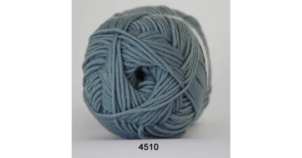 Populär Extrafine Merino 120 4510 stålblå