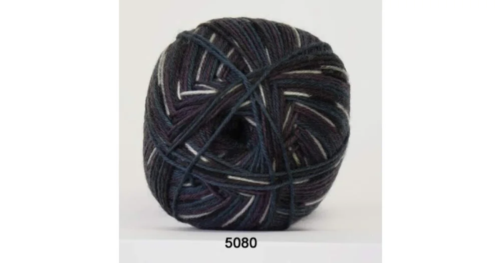 Aloe Sockwool 5080 petrol print Sista chansen