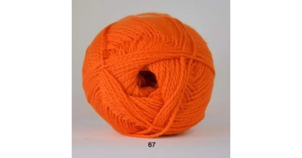 Blöd Bomuld 4/2 nr 8 67 orange Kampanj