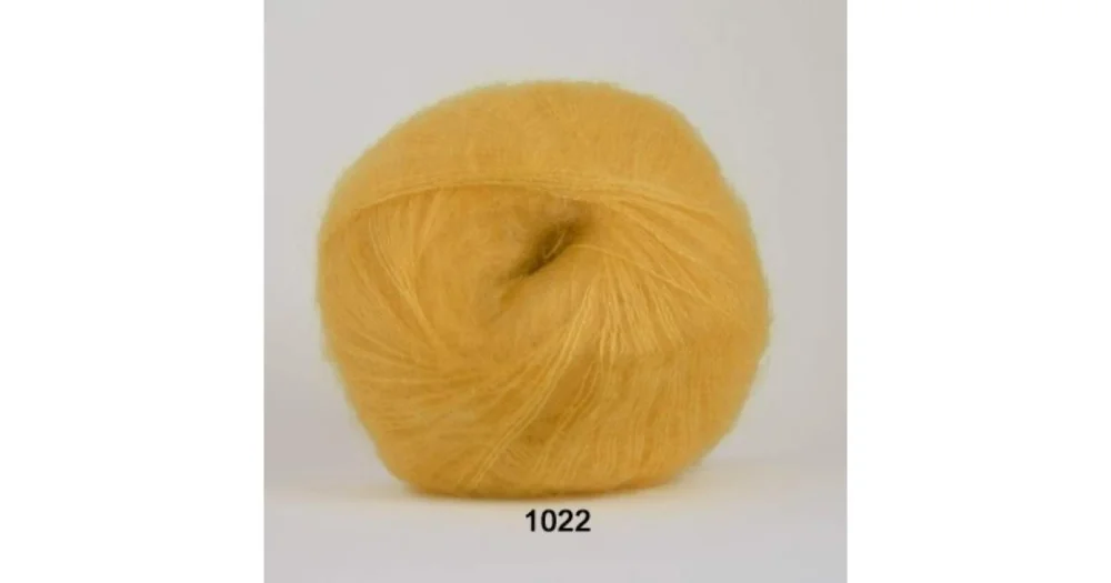 Silk Kid Mohair 1022 gul Nyhet