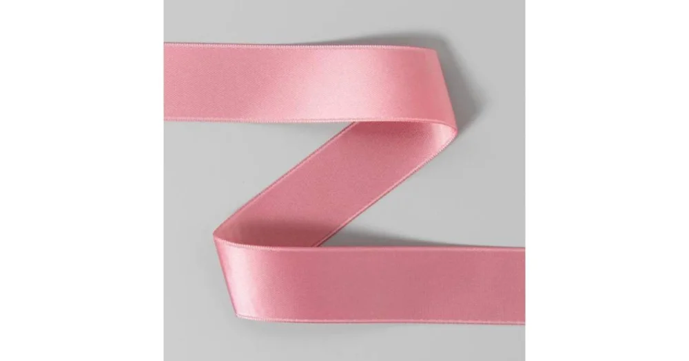 Satinband rulle 53 gammelrosa Billigare