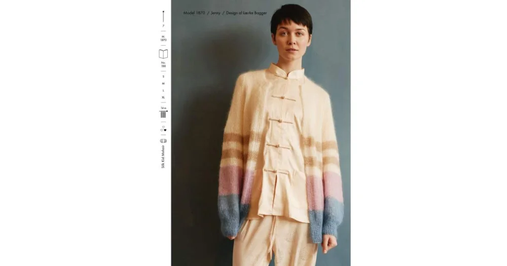 1874 Tröja med vid hals i Blend bamboo / Wool silk & Silk kid mohair Endast idag