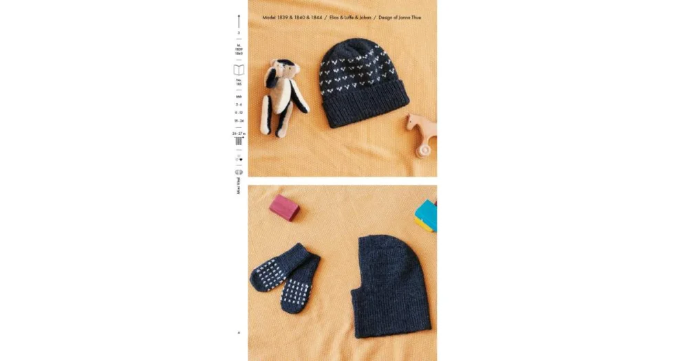 Köp nu 1839, 1840, 1844 Baby set nordic i Mini vital
