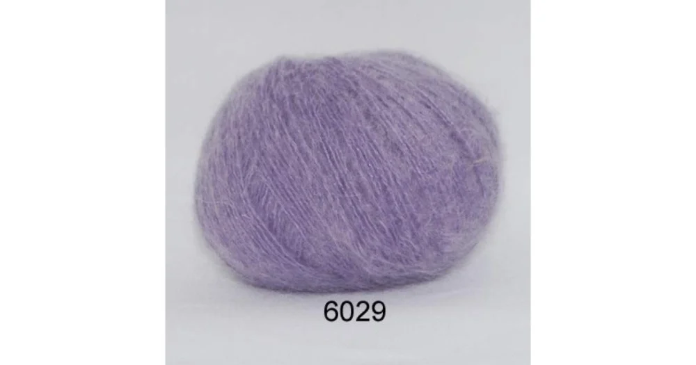 risnedsättning Hjerte Light mohair wool 6029 syren