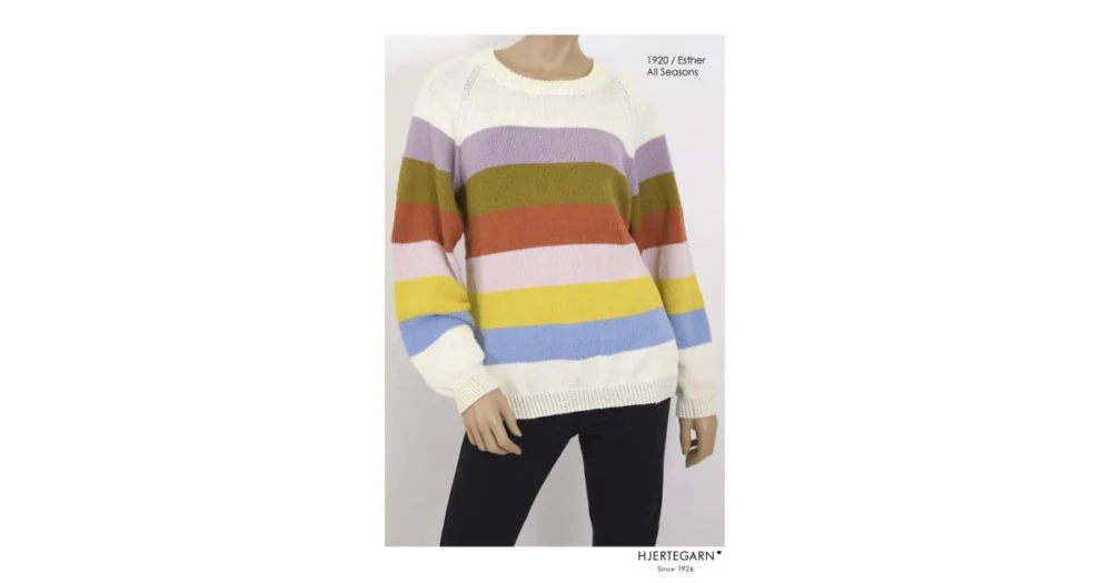 1920 Sweater med ränder Billig