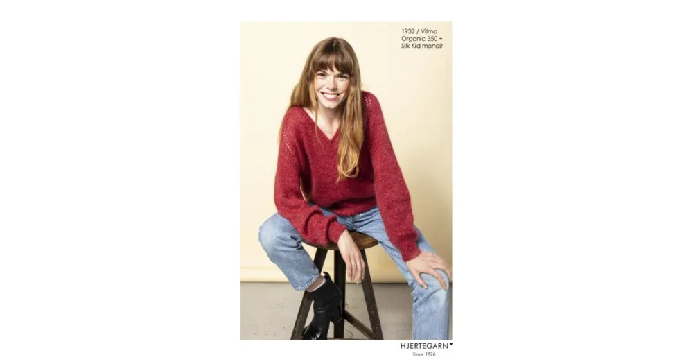 1932 – ORGANIC 350 & SILK KID MOHAIR Fri frakt