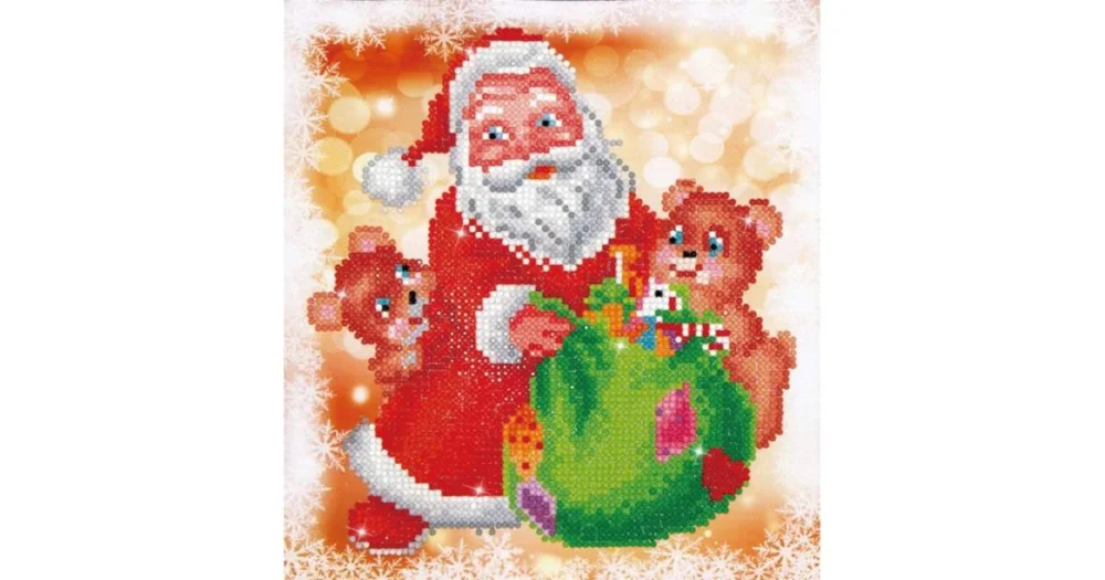 Diamond Dotz DD3.011 SANTA & TEDDIES I lager