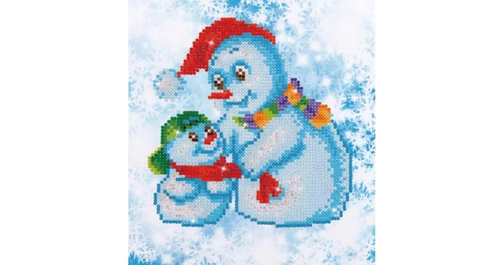 Expressleverans Diamond Dotz DD3.014 SNOW FAMILY