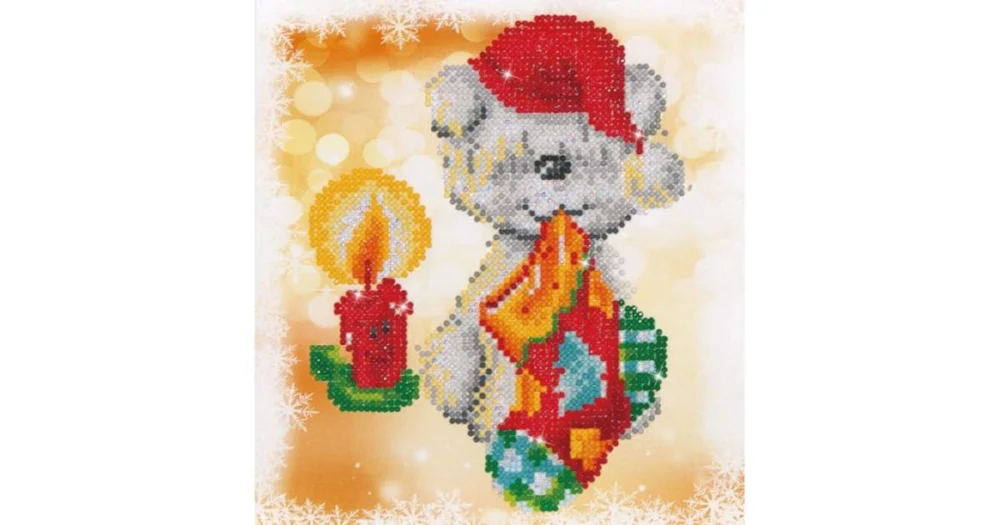 I lager Diamond Dotz DD3.016 PUPPY STOCKING