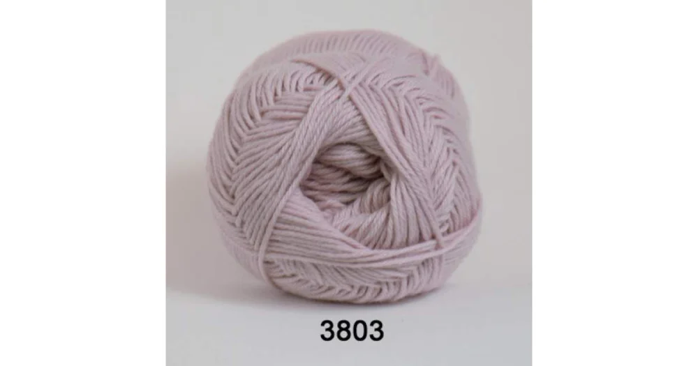 Cotton 165 (8/4) färg 3803 puderrosa risnedsättning