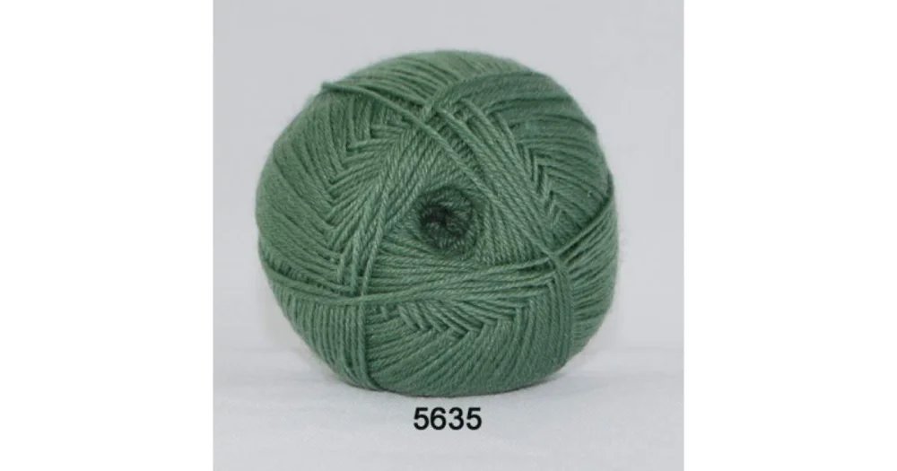Aloe Sockwool 5635 grön Premium