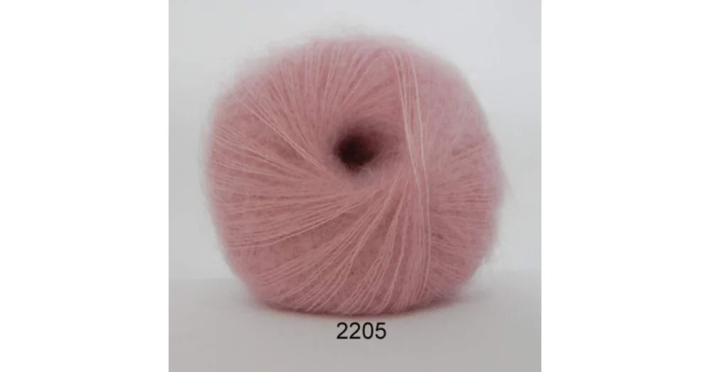 Silk Kid Mohair 2205 rosa Populärt val