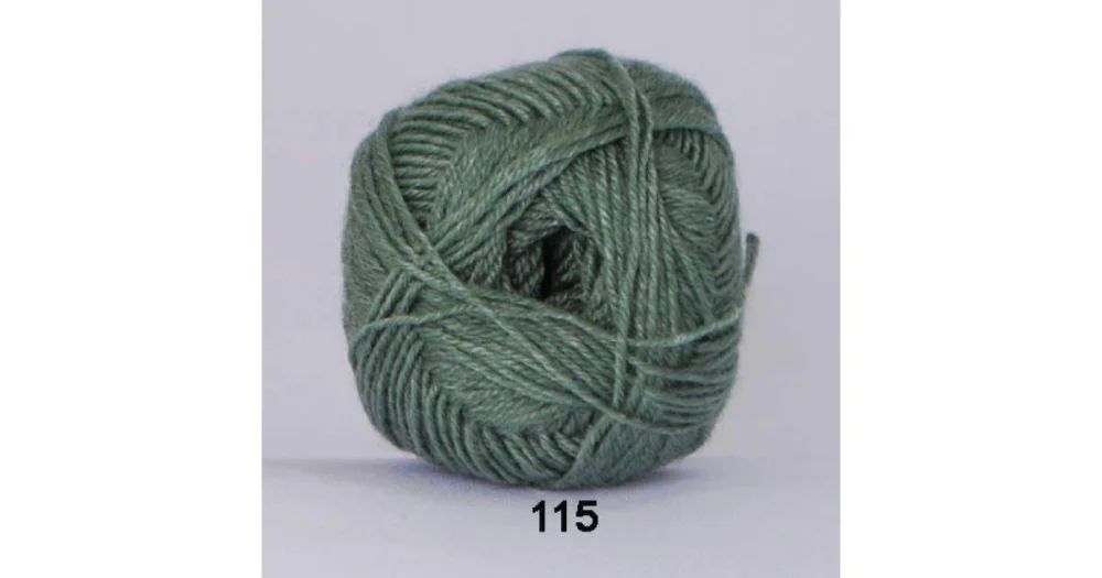 Bamboo Wool 0115 skogsgrön Premium