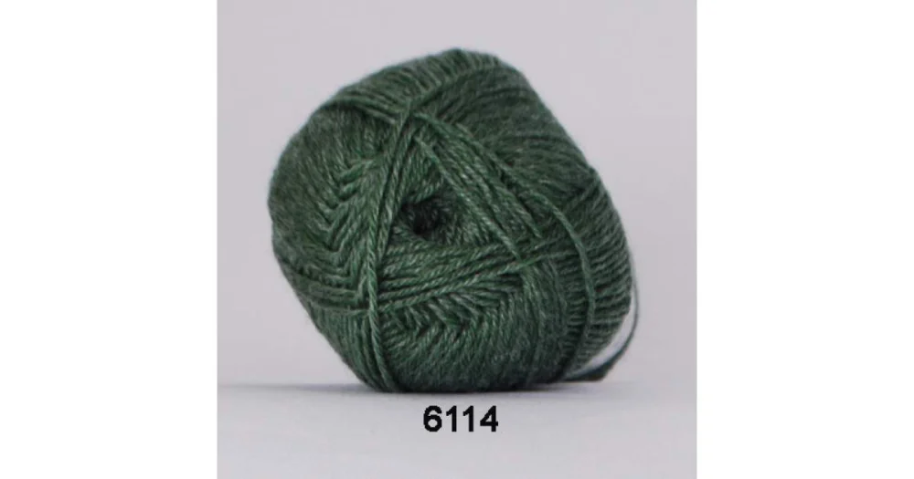 Populär Bamboo Wool 6114 skogsgrön